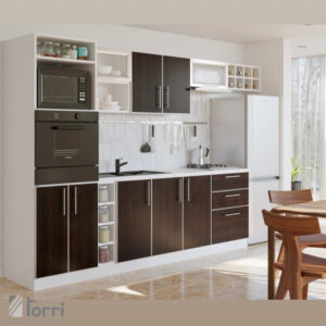 Mueble De Cocina En Melamina Con Canto de Aluminio